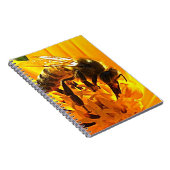 Carnet Abeille sur une fleur (Côté Droit)