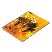 Carnet Abeille sur une fleur (Côté gauche)