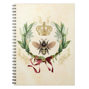 Carnet Abeille Vintage botanique moderne