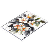 Carnet Abelia - Fleurs aquarelle (Côté gauche)