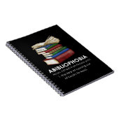 Carnet Abibliophobia Funny Reading Book Reader Bookworm (Côté Droit)