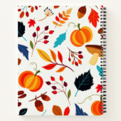 Carnet Abondance d'automne personnalisée (Dos)