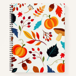 Carnet Abondance d'automne personnalisée