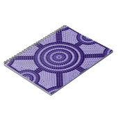 Carnet Aboriginal dot painting (Côté gauche)