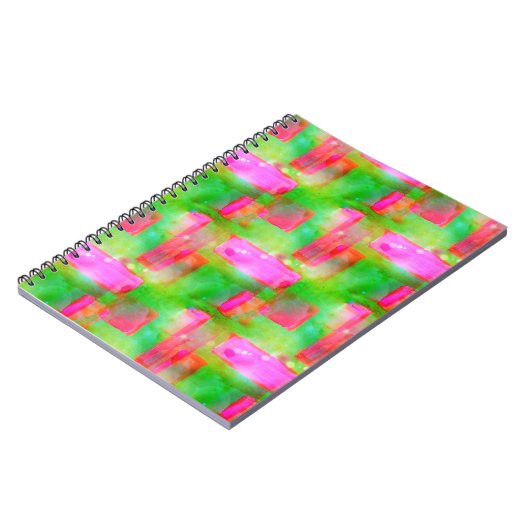 Carnet Abrégé sur lumière du soleil peint jaune, rose (Côté gauche)