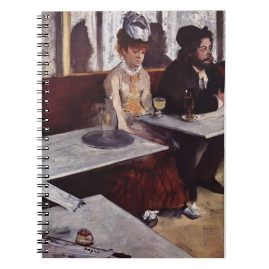 Carnet Absinthe - Edgar Degas - c1876 (Devant)