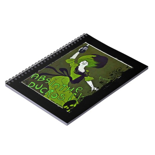 Carnet Absinthe en vert (Côté gauche)