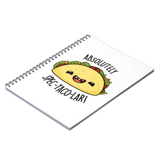 Carnet Absolument Spec-Taco-Lair Blague de Taco Drôle (Côté gauche)