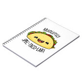 Carnet Absolument Spec-Taco-Lair Rire Blague de Taco (Côté gauche)