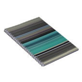 Carnet Abstract #1: Teal and grey (Côté Droit)