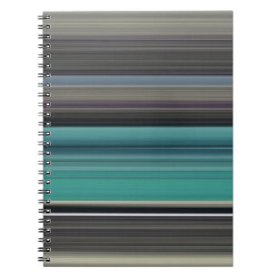 Carnet Abstract #1: Teal and grey