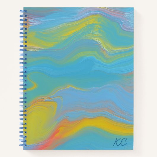 Carnet Abstract Acrylic Flow (Devant)
