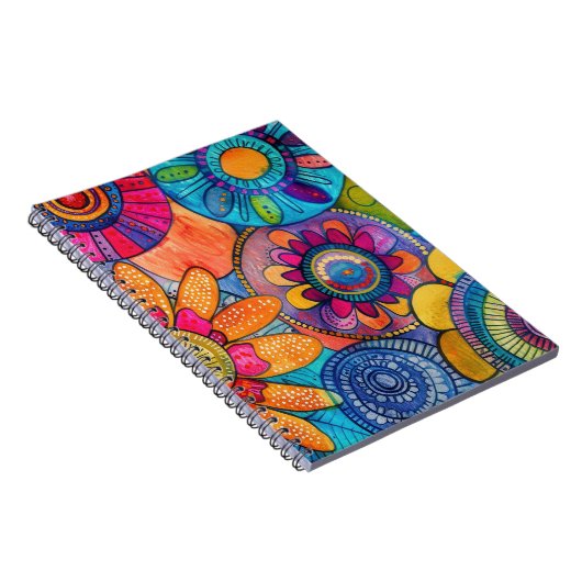 Carnet Abstract colorful Notebook (Côté Droit)