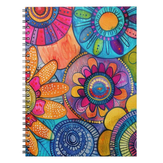 Carnet Abstract colorful Notebook (Devant)