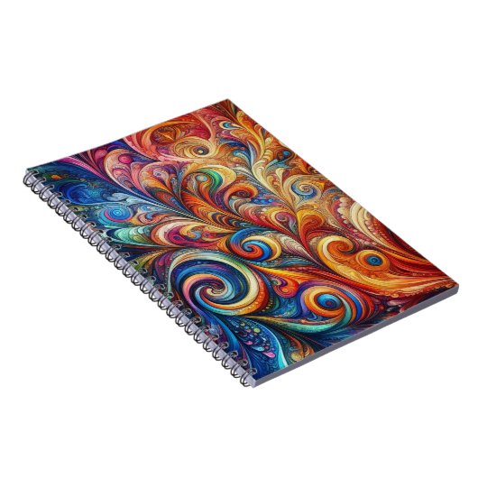 Carnet Abstract Colorful Pattern (Côté Droit)