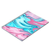 Carnet Abstract elegant fluide marble liquide (Côté gauche)