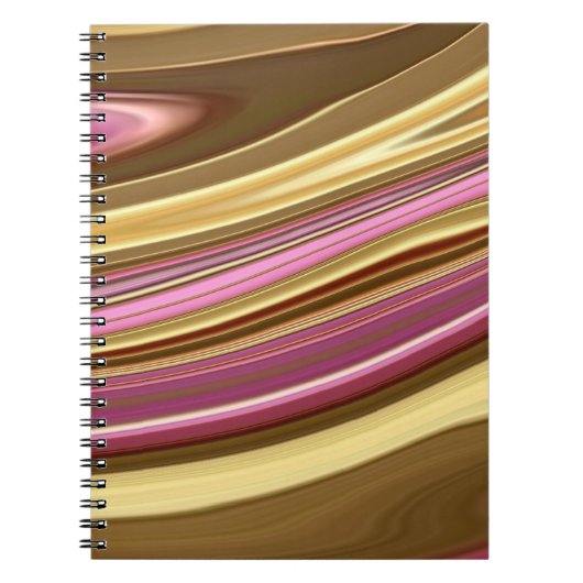 Carnet Abstract elegant fluide marble liquide (Devant)