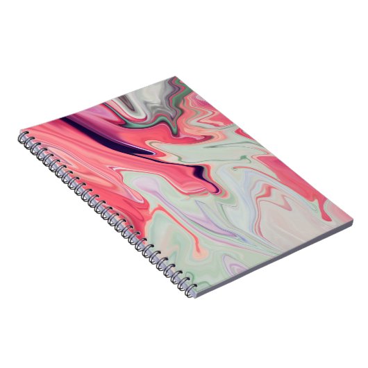 Carnet Abstract elegant fluide marble liquide (Côté Droit)
