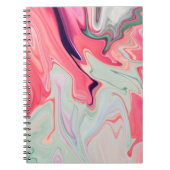 Carnet Abstract elegant fluide marble liquide (Devant)