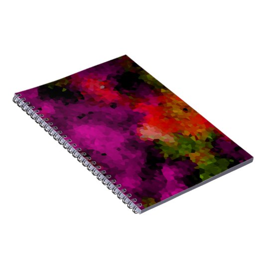 Carnet Abstract, élégant, mosaic, mosaic pattern, crystal (Côté Droit)