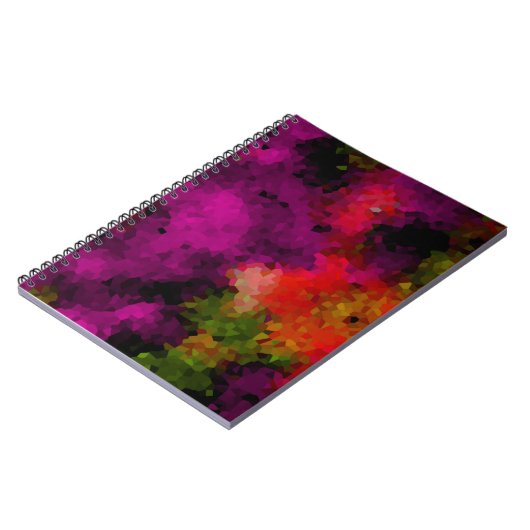 Carnet Abstract, élégant, mosaic, mosaic pattern, crystal (Côté gauche)