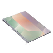 Carnet Abstract Geometric Notebook – Green Orange Purple (Côté Droit)
