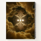 Carnet Abstract Golden Energy Spiral Notebook (Dos)
