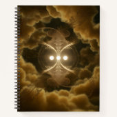 Carnet Abstract Golden Energy Spiral Notebook (Devant)