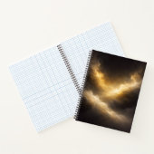 Carnet Abstract Golden Nebula Spiral Notebook (Intérieur)