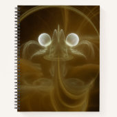 Carnet Abstract Light Energy Spiral Notebook (Devant)