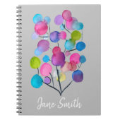Carnet Abstract rose Summer Tree art (Devant)