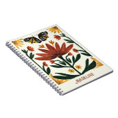 Carnet Abstract Symmetrical Flowers and Moths (Côté Droit)