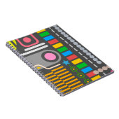 Carnet Abstract Technology Control Panel Pattern (Côté Droit)