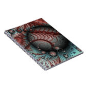 Carnet Abstract Vivid Fantasy Fractal Art Brown Blue (Côté Droit)