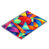 Carnet Abstract vivid mug (Côté gauche)