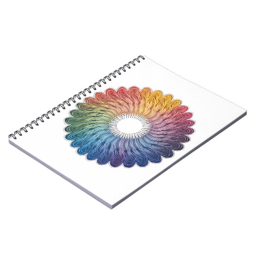 Carnet Abstract vivid notebook (Côté gauche)