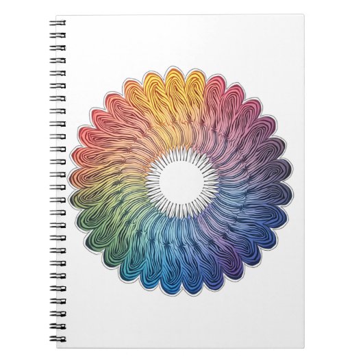 Carnet Abstract vivid notebook (Devant)