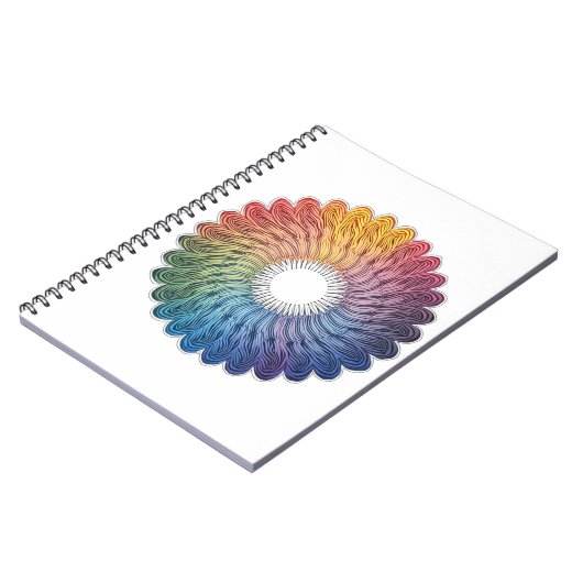 Carnet Abstract vivid notebook (Côté gauche)