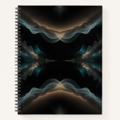 Carnet Abstract Wave Energy Spiral Notebook (Devant)