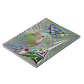 Carnet Abstraction - deux oiseaux volant au-dessus d'une (Côté gauche)