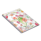 Carnet abstraction motif sans couture composition florale (Côté Droit)