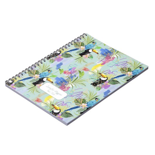 Carnet Abstractions tropicales (Côté gauche)