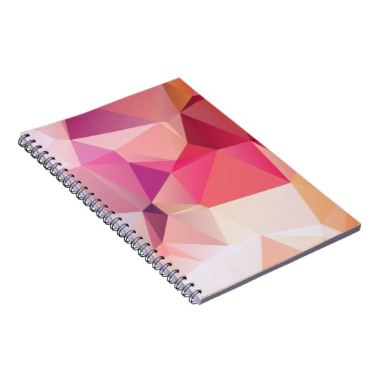 Carnet Abstrait arrière - plan bas, triangle géométrique, (Côté Droit)