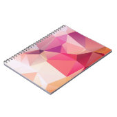 Carnet Abstrait arrière - plan bas, triangle géométrique, (Côté gauche)