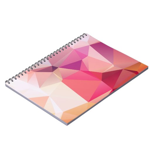 Carnet Abstrait arrière - plan bas, triangle géométrique, (Côté gauche)