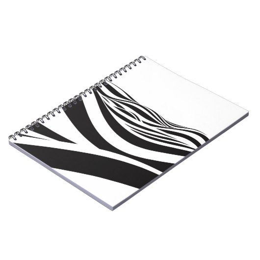 Carnet Abstrait arrière - plan des vagues. illusion d'opt (Côté gauche)