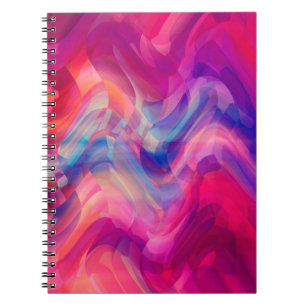 Carnet Abstrait arrière - plan multicolore rose vif. Eleg