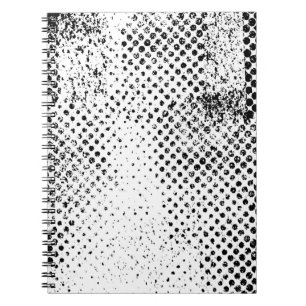 Carnet Abstrait arrière - plan vintage noir et blanc. Mon