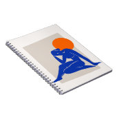 Carnet Abstrait bleu (Côté Droit)