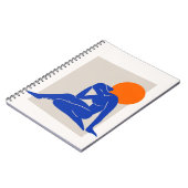 Carnet Abstrait bleu (Côté gauche)